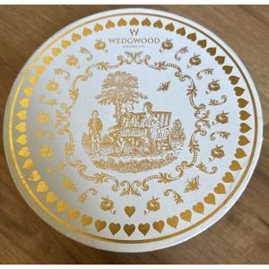 NIB Wedgwood Butterfly Bloom Blue Peony Bone China Footed Tea Cup And Saucer